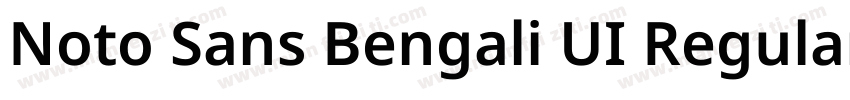 Noto Sans Bengali UI Regular字体转换